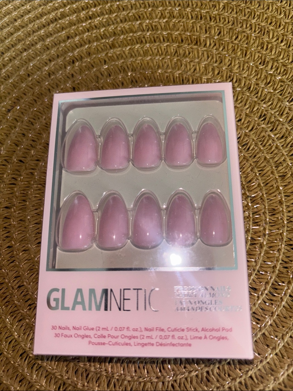 Glamnetic Pink Press-On Nails – Soft Pink Set NEVER USED